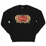VIOLENCE CREW SWEATSHIRT-BLK (1420113)-̹