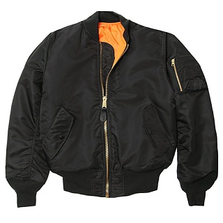 MA-1 FLIGHT JACKET-BLACK*