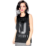 VARSITY ZERO MESH TANK TOP-BLACK-̹