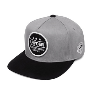 CIRCLE WAPPEN SNAPBACK-GRAY