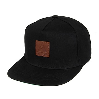 LEATHER ICON SNAPBACK-BLACK