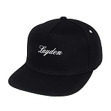 SCRIPT LOGO SNAPBACK-BLACK-̹