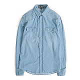 [MODIFIED] M#0227 WESTERN DENIM SHIRT-LIGHT DENIM-̹