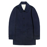 COTTON SINGLE COAT [NAVY]-̹