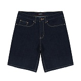 REGULAR FIT DENIM SHORTS-INDIGO-̹