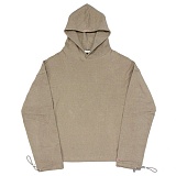 [NAMEOUT] CROPPED HOODY - BEIGE-̹