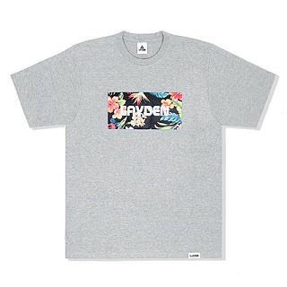 HAWAIIAN BOX LOGO TEE - GRAY