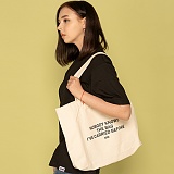 NOBODY KNOWS ECO BAG-IVORY-̹