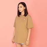 BASIC L LOGO S/S TEE-BEIGE-̹