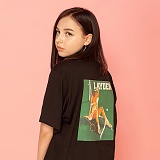 TENNIS PINUP S/S TEE-BLACK-̹