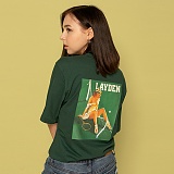 TENNIS PINUP S/S TEE-GREEN-̹