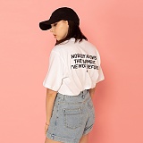 NOBODY KNOWS S/S TEE-WHITE-̹