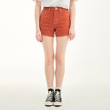 HIGH WAIST SHOT PANTS HS [RED]-̹