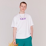 5.B.O SIGNATURE T-SHIRTS -WHITE-̹