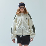 TWO TONE SHEARLING JACKET_ivory-̹