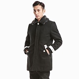 [ROMANTIC CROWN] SHIT MAC COAT_BLK-̹