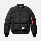 MA-1 QUILTED FLIGHT JACKET-BLACK-̹